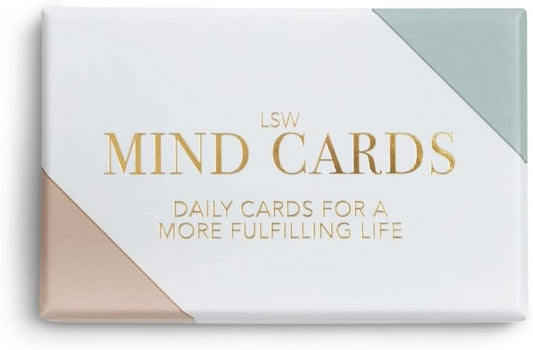 Mind Cards 45 Cards for Daily Rituals, Gratitude & Journaling Simple Steps to Positive Habits, Self Care for Busy Lives & Careers For Women & Men