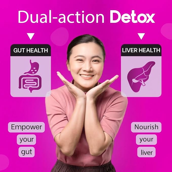 Liver Detox Supplement, 30,000mg Milk Thistle Extract, Turmeric, Artichoke & Glutathione – Supports Liver Health & Antioxidant Function – 60 Tablets