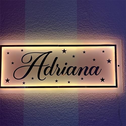 Custom LED Neon Sign for Business - Personalized Backlit Logo Sign, Floating Acrylic Metal Wall Decor for Salon, Office, Bar, Shop, Studio Illuminated Light Up Sign