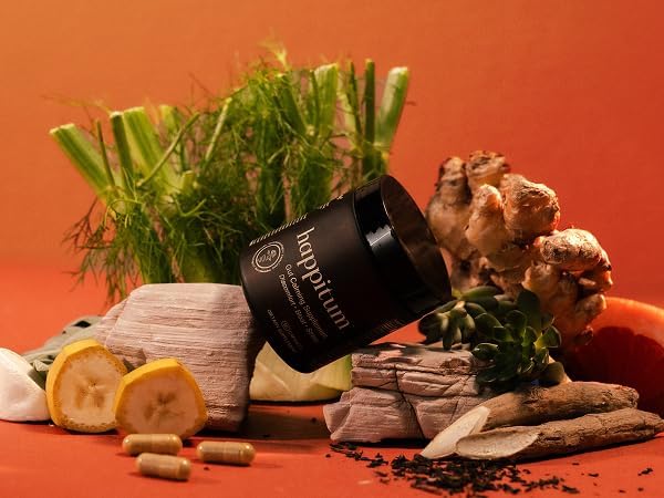 Happitum™: Physician Formulated & Physician Recommended Gut Calming Supplement for Discomfort, Bloating, and Stress