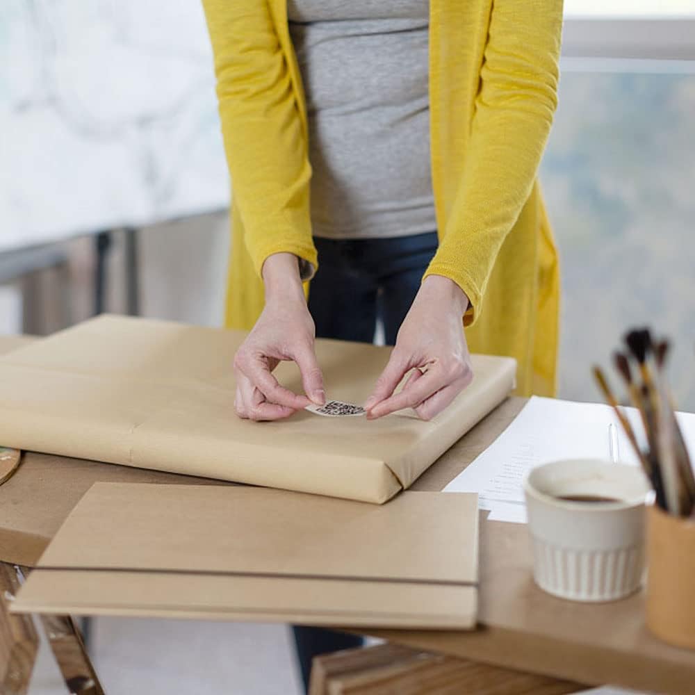 Custom Stickers 70-1000 Personalized Labels for Birthday Party Wedding, Customized Stickers for Business Logo(2-Fancy Frame)