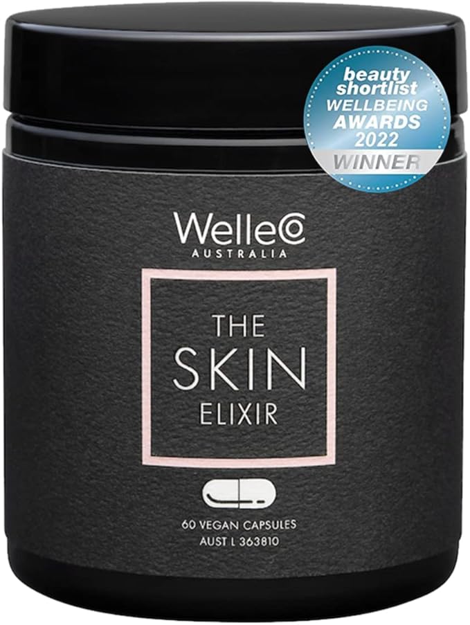 WelleCo The Goddess Elixir and Skin Elixir Bundle | Menopause Supplement, Hormone Balance, Helps Night Sweats and Hot Flashes | Supports Collagen Formation for Healing, Firmness & Elasticity