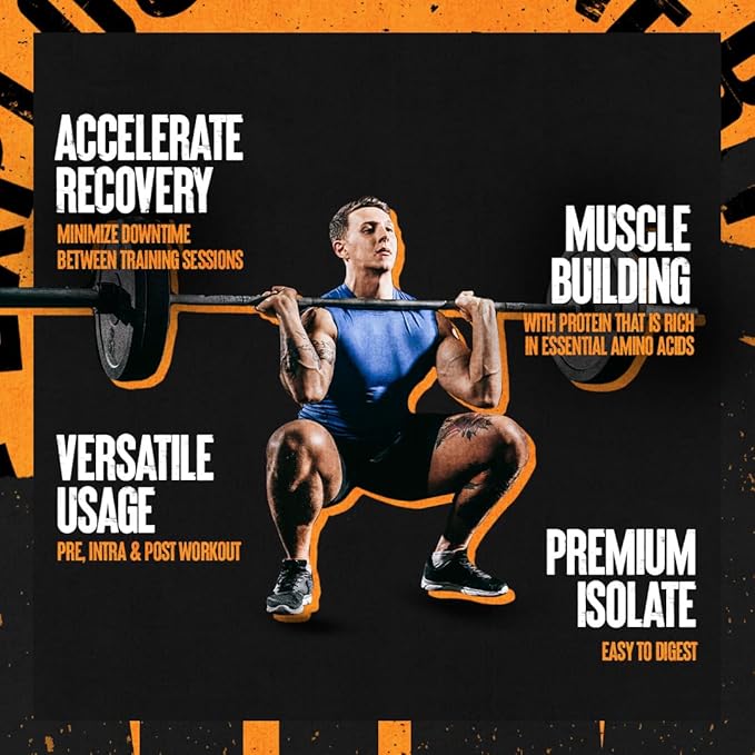 Clear Whey Isolate Protein Powder - Easy to Digest and Mix, 5g BCAA, Deliciously Juicy, Refreshing Anytime Drink for Men and Women, Pineapple Orange 125g (5 Servings)