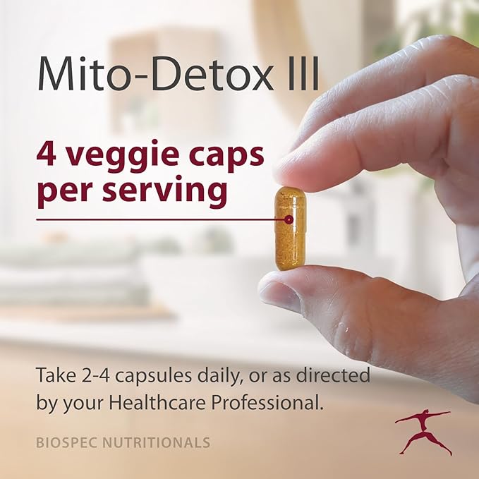 Mito-Detox III – N-Acetyl Cysteine (NAC), Acetyl L-Carnitine, Alpha Lipoic Acid (ALA), Co-Q-10