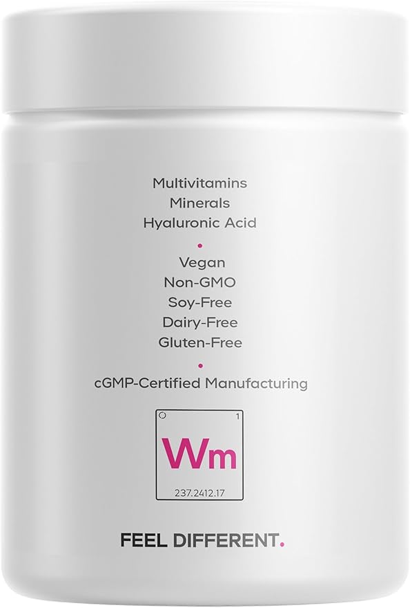 Codeage Women’s Multivitamin 50+ Supplement - Essential Vitamins for Women Over 50, Minerals, CoQ10, Hyaluronic Acid, Probiotics, Black Cohosh, Ashwagandha & Superfoods - Non-GMO - 90 Capsules