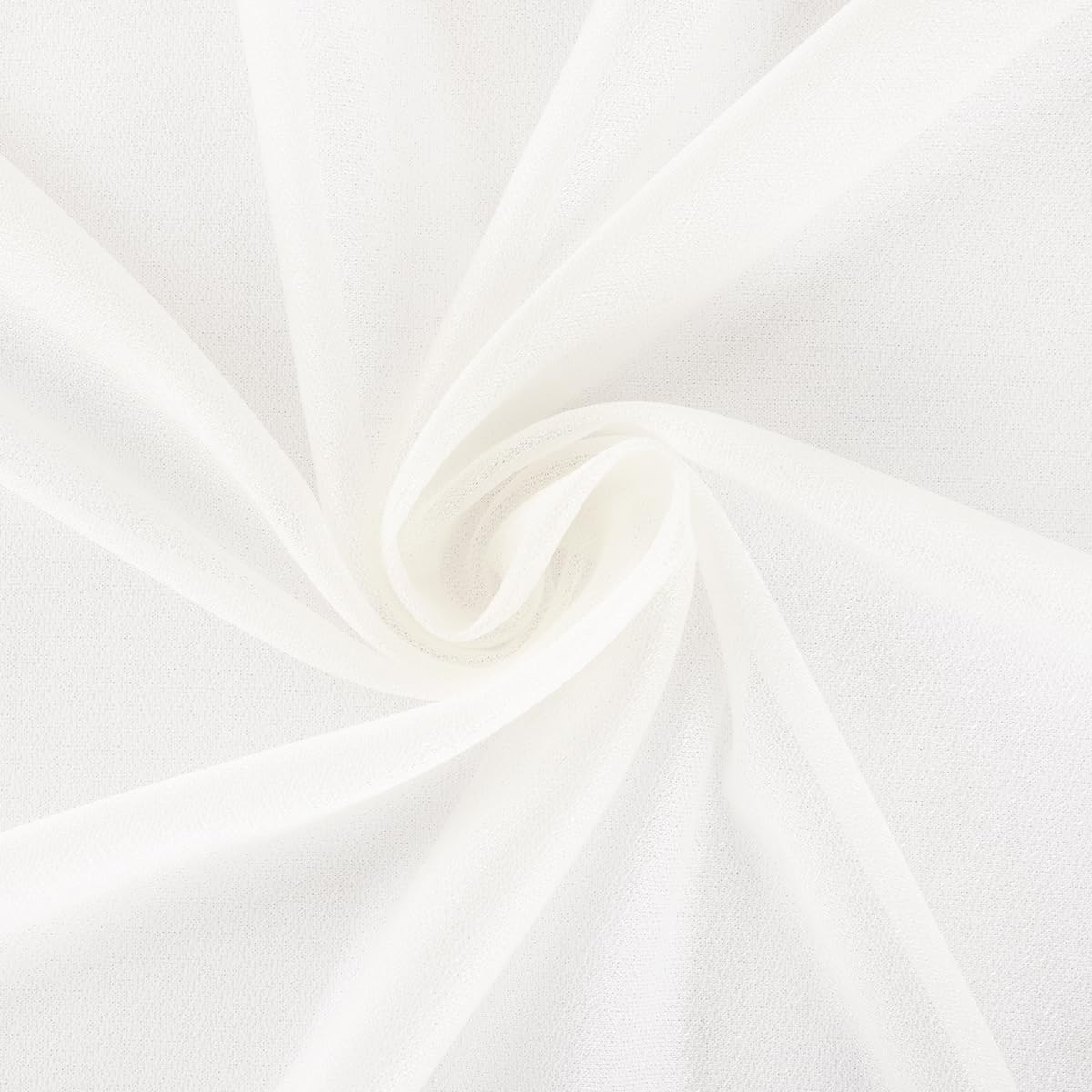Ivory Wedding Arch Draping Fabric 4 Panels 29" x 20 FT White Drapes for Backdrop Sheer Curtains Wedding Drapes for Romantic Bridal Baby Shower Ceremony Birthday Party Fall Outdoor Events