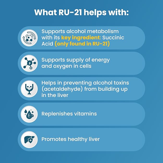 The Supplement for When You Want to Drink & Go to Work The Next Morning | Feel Better After Celebrating & Support Your Liver | Trusted for 23 Years | Made in USA (20-Pill x 6-Pack, 60 Servings)