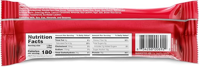 BSN Protein Bars - Protein Crisp Bar by Syntha-6, Whey Protein, 20g of Protein, Gluten Free, Low Sugar, Vanilla Marshmallow, 12 Count