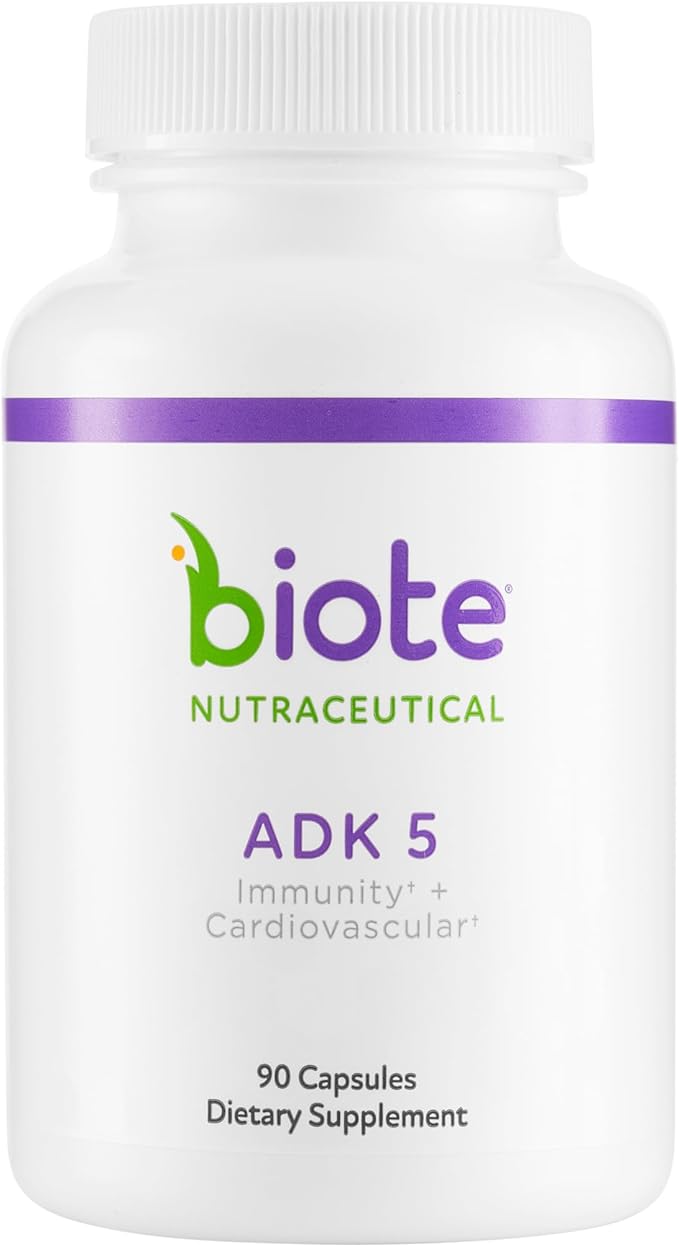 Biote Nutraceuticals - ADK 5 - Immunity + Cardiovascular (90 Capsules)