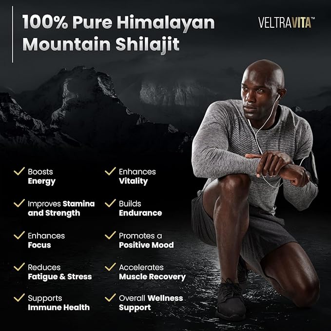 Pure Himalayan Shilajit Gummies with Ginkgo Biloba, Chaga & KSM-66 Ashwagandha | Shilajit for Men & Women |10000 mg Max Potency | 76%+ Fulvic Acid & 92+ Trace Minerals | Sugar Free