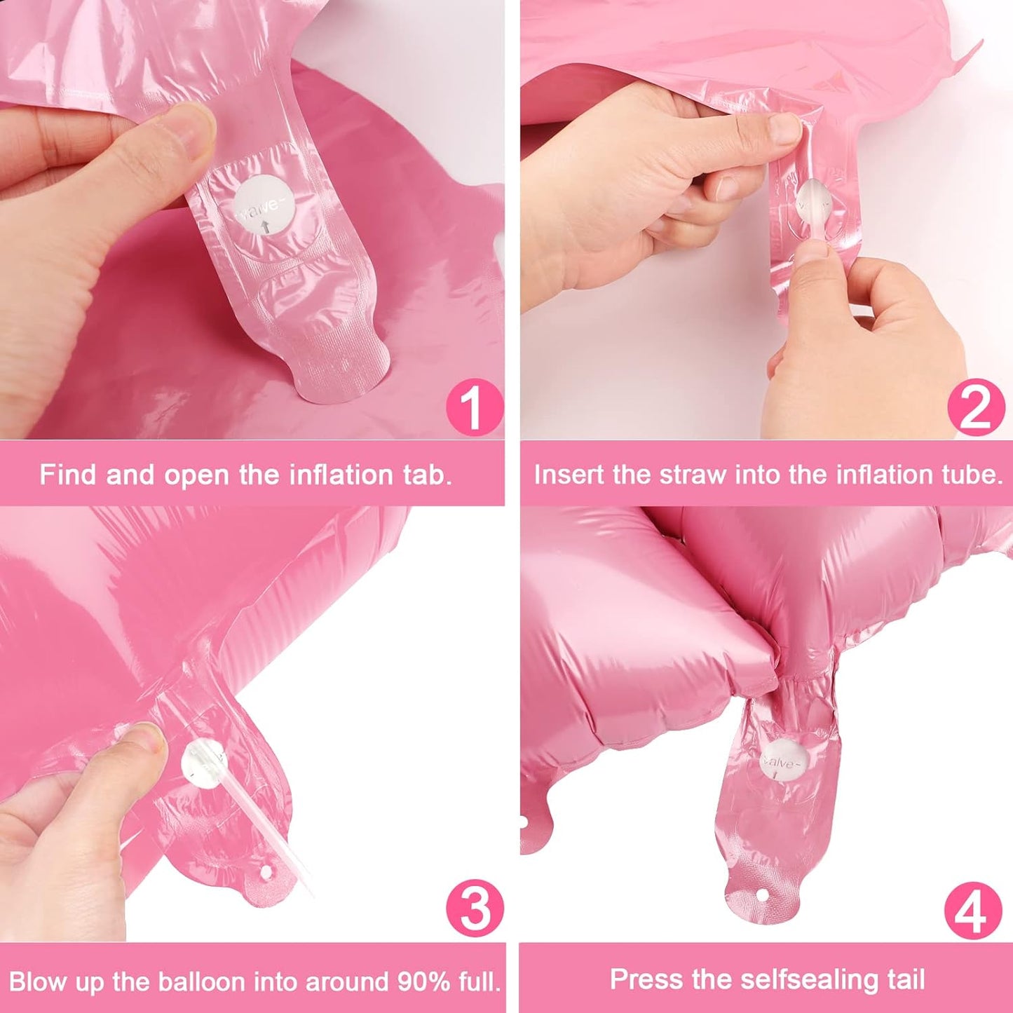 40 Inch Pink Number Balloon 0-9(Zero-Nine) with Crown, Big Size Happy Birthday Balloon, Foil Helium Big Number Balloon for Birthday Party,Wedding, Anniversary (PINK 9)