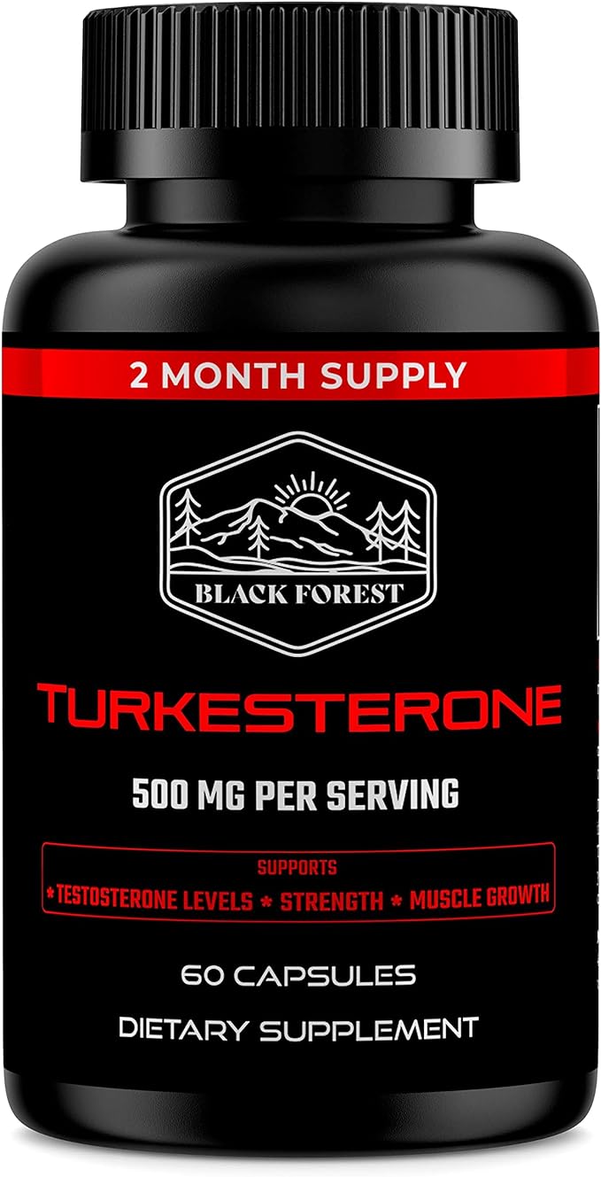 Black Forest Supplemets Starter Pack Bundle. 1 X Turkesterone + 1 X Cistanche (TESTO Pack)