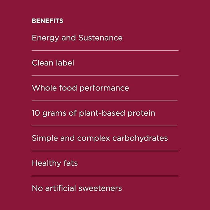 POSSIBLE Snack Bar - Organic Energy Bars with 10g of Plant-Based Protein - Vegan, Gluten-Free, Non-Dairy, USDA Organic - Healthy Fats - Clean Label - 1 Box, 12 Servings - Strawberry Beet Almond