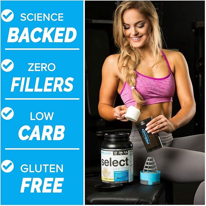 PEScience Select Protein Powder, Whey and Casein Blend, Clean Protein Powder for Women and Men, Low Calorie, Low Carb, Keto Friendly, Gluten Free, Cookies and Cream, 27 Servings