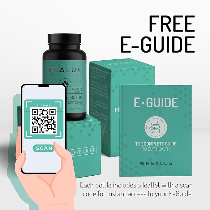 Healus Complete Biotic - Postbiotic Tributyrin Supplement - Postbiotics for Gut Health - Butyrate Gut Health Supplement