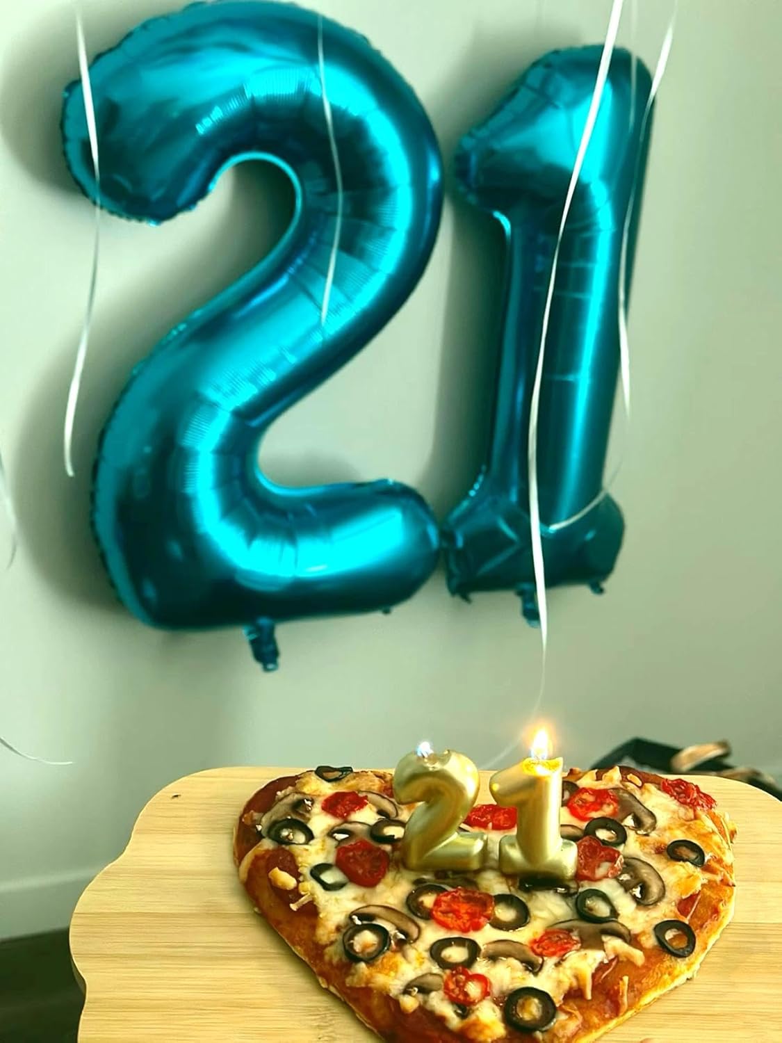 Blue Number 1 Balloon 40 inch, Number 1 Birthday Balloons for Boy Girl, Blue Foil One Balloon for 1st 10 11 12 16 18 Birthday Party, Anniversary Celebration Numbers Decorations