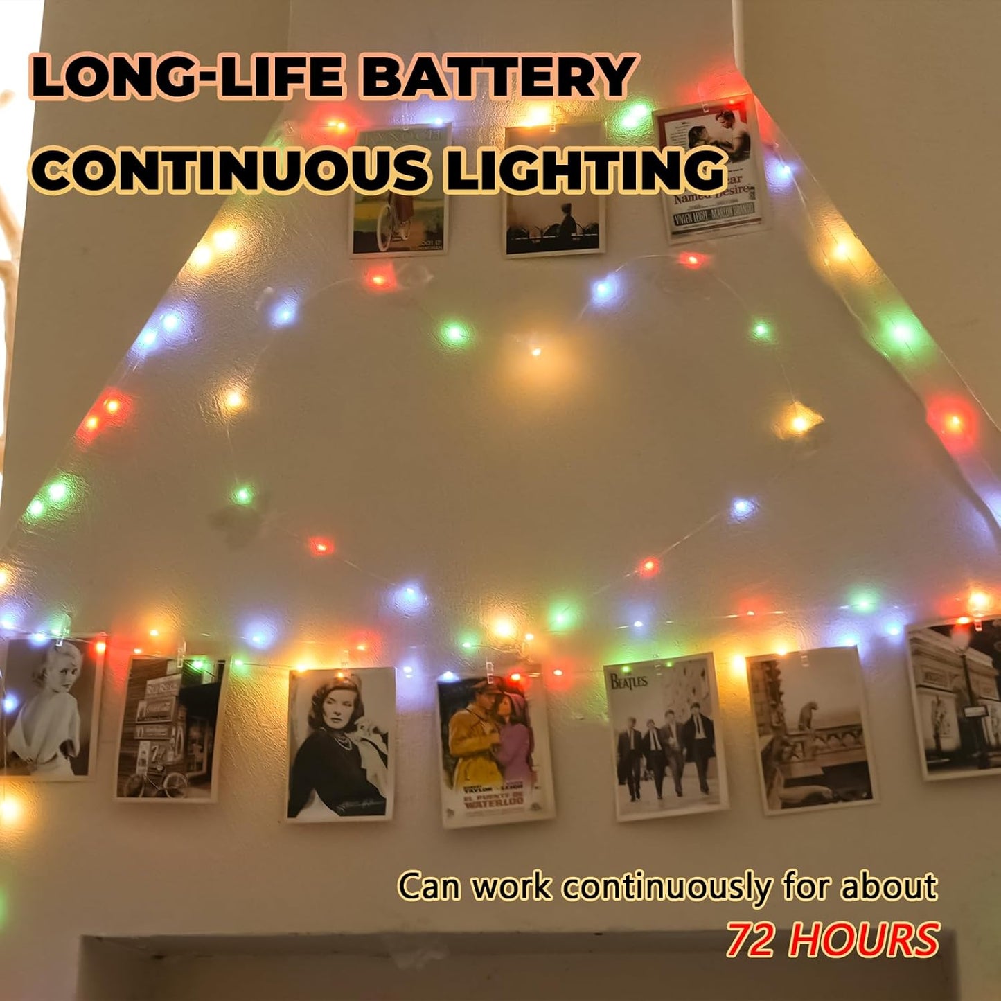 HXWEIYE 6 Pack Multicolor Fairy Lights Battery Operated with Remote & Timer, 7ft 20LED Mini String Lights Mason Jar Lights, Waterproof Firefly Starry Lights for DIY Wedding Party Bedroom Patio