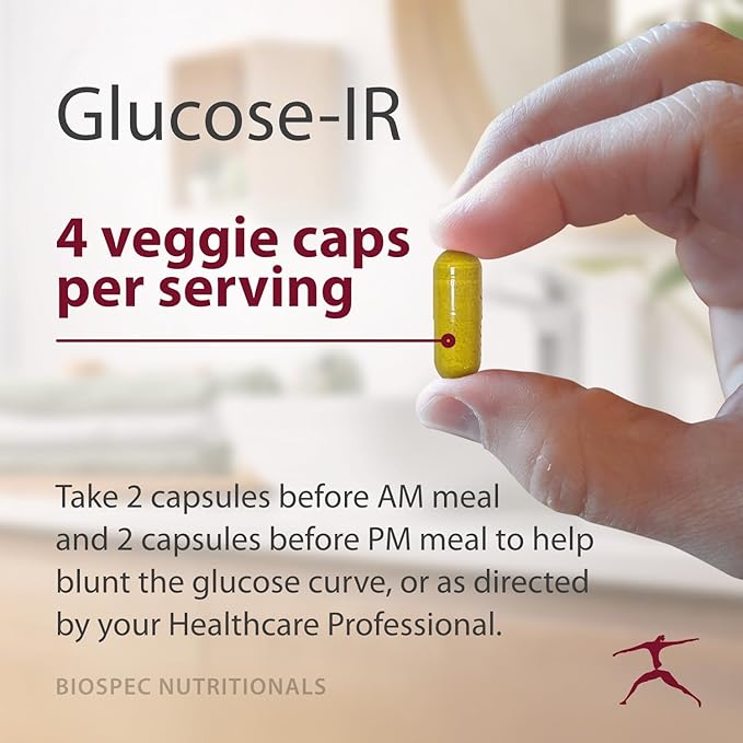 Glucose-IR - Cinnamon Extract, Chromium, Berberine, and Biotin (120 Capsules)