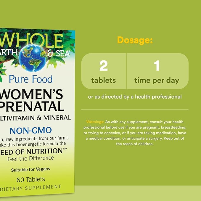 Natural Factors WES Women's Prenatal 60 Tablets