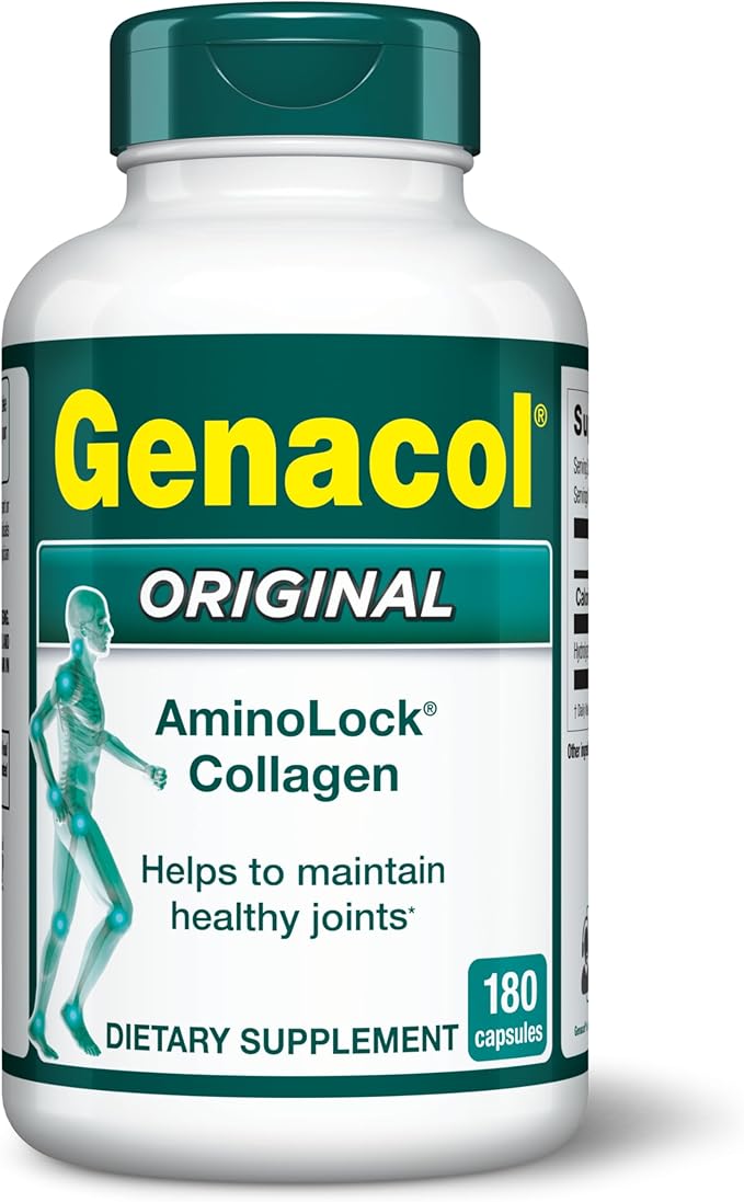 Genacol Original – Collagen Supplement with Ultra-Hydrolyzed Peptides for Joint Health Support, Value Duo-Pack, 360 Capsules (120-Day Supply)