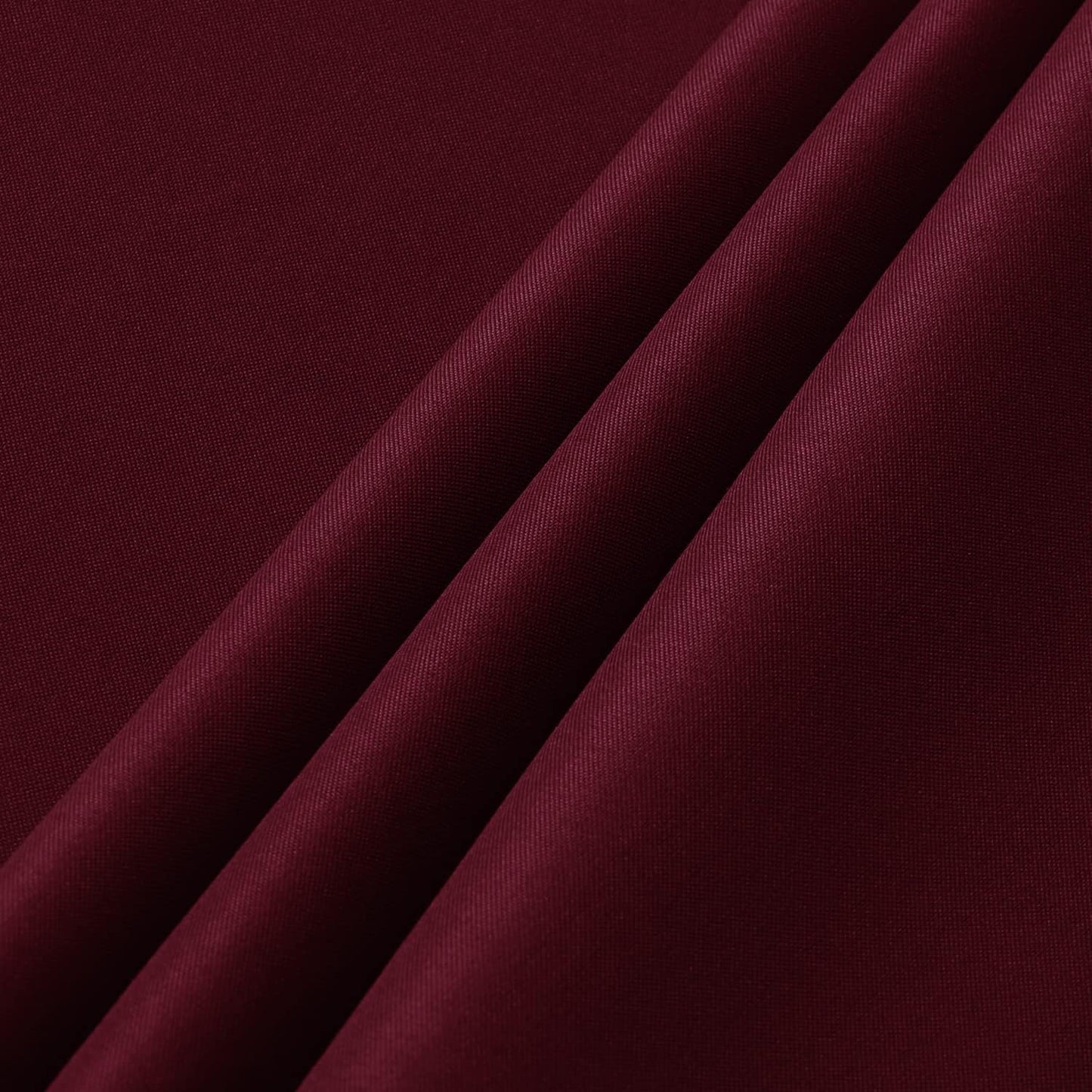 sancua 2 Pack Burgundy Tablecloth 54 x 78 Inch, Rectangle 4 Feet Table Cloth - Stain and Wrinkle Resistant Washable Polyester Table Cover for Dining Tables, Buffet Parties and Camping