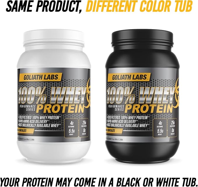 Goliath Labs ⧫ 100% Whey Protein Powder 5 lb (Chocolate)