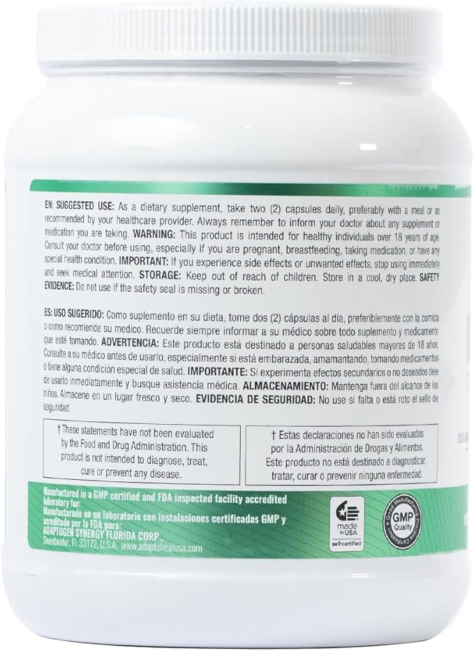 Immuneheal – Adaptogen, Immune System Booster Supplement with Schisandra Chinensis, Ginseng and Mushroom Extract (10000 Capsules)