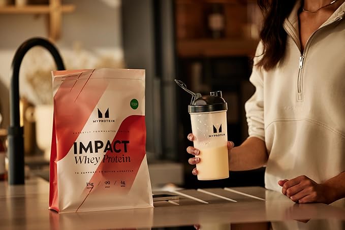 Myprotein Impact Whey Protein Powder, 2.2 Lbs (30 Servings) Chocolate Milkshake, 22g Protein & 5g BCAA Per Serving, Protein Shake for Superior Performance, Muscle Strength & Recovery, Gluten Free