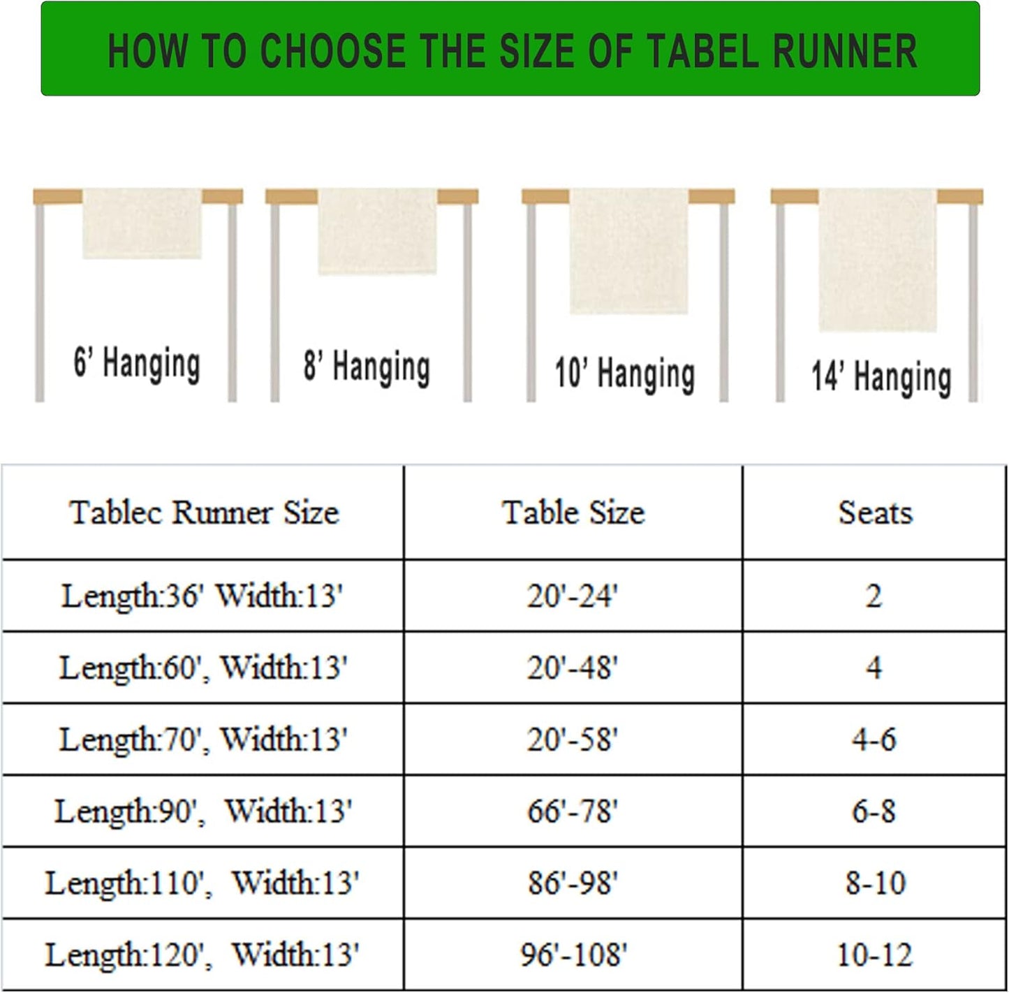 Vintage Bird Flower Table Runner Seasonal Spring Summer Garden Plants Farmhouse Country Kitchen Dining Table Decoration for Home Party Holiday 13"x90"