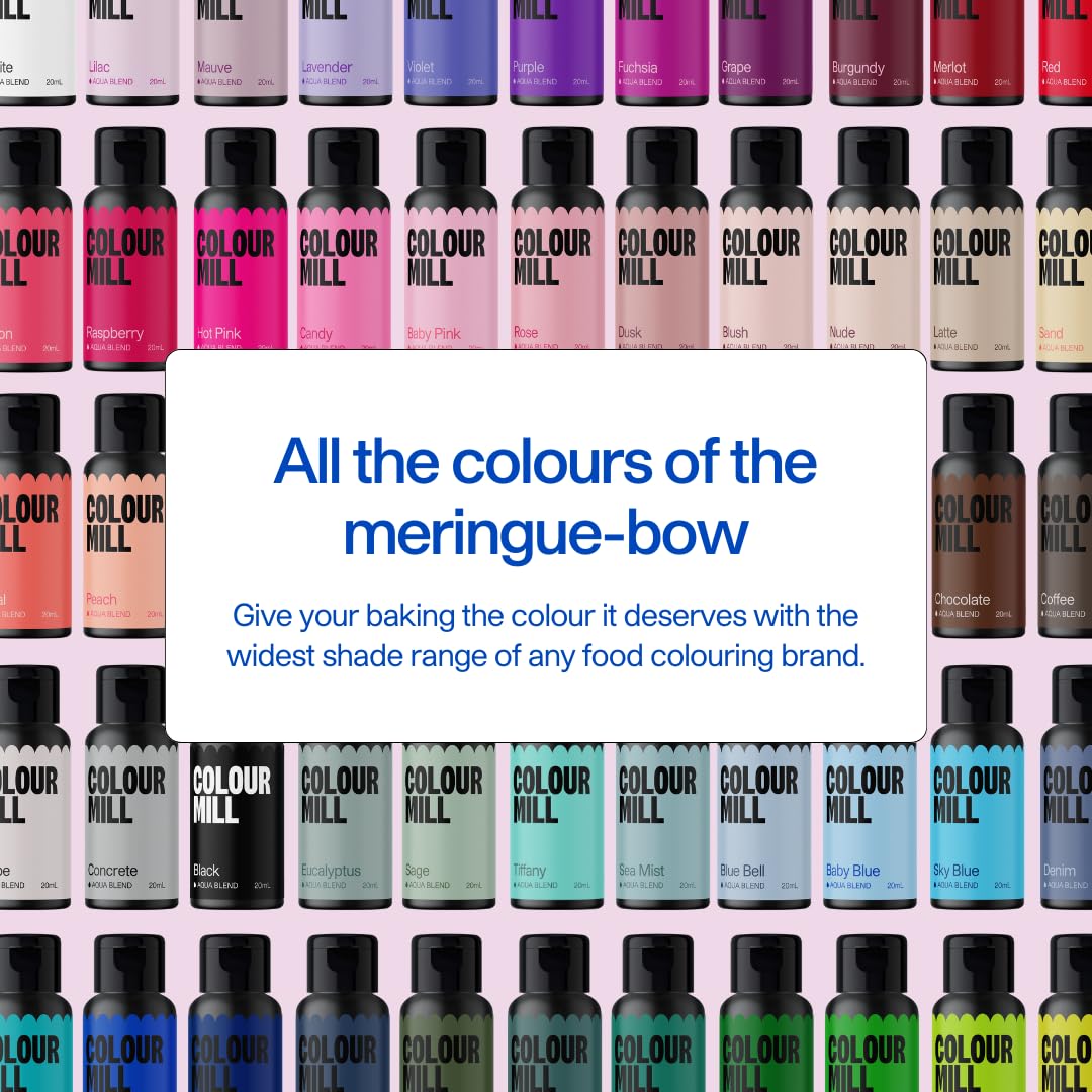 Colour Mill Aqua Blend Water-Based Food Coloring, 20 Milliliters Melon