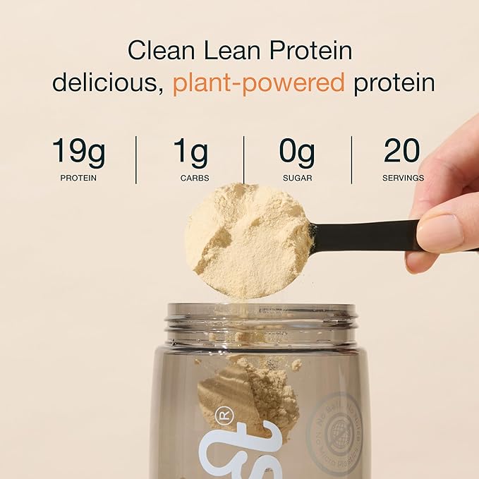 Nuzest - Pea Protein Powder - Clean Lean Protein, Premium Vegan Plant Based Protein Powder, Dairy Free, Gluten Free, GMO Free, Protein Shake (8.8 Ounce (Pack of 1), Salted Caramel)