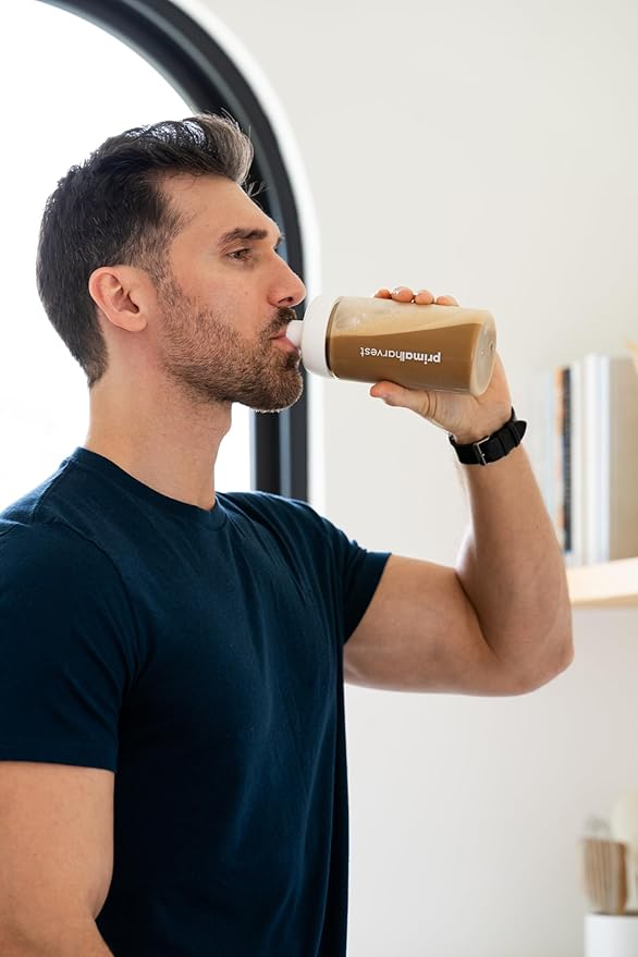 Primal Harvest Vegan Protein Powder for Nutritional Weight Support 20g Plant-Based Protein Per Serving from Fava Beans Chickpeas & Rice Chocolate Flavor 405g Gluten-Free Soy-Free No Added Sugar