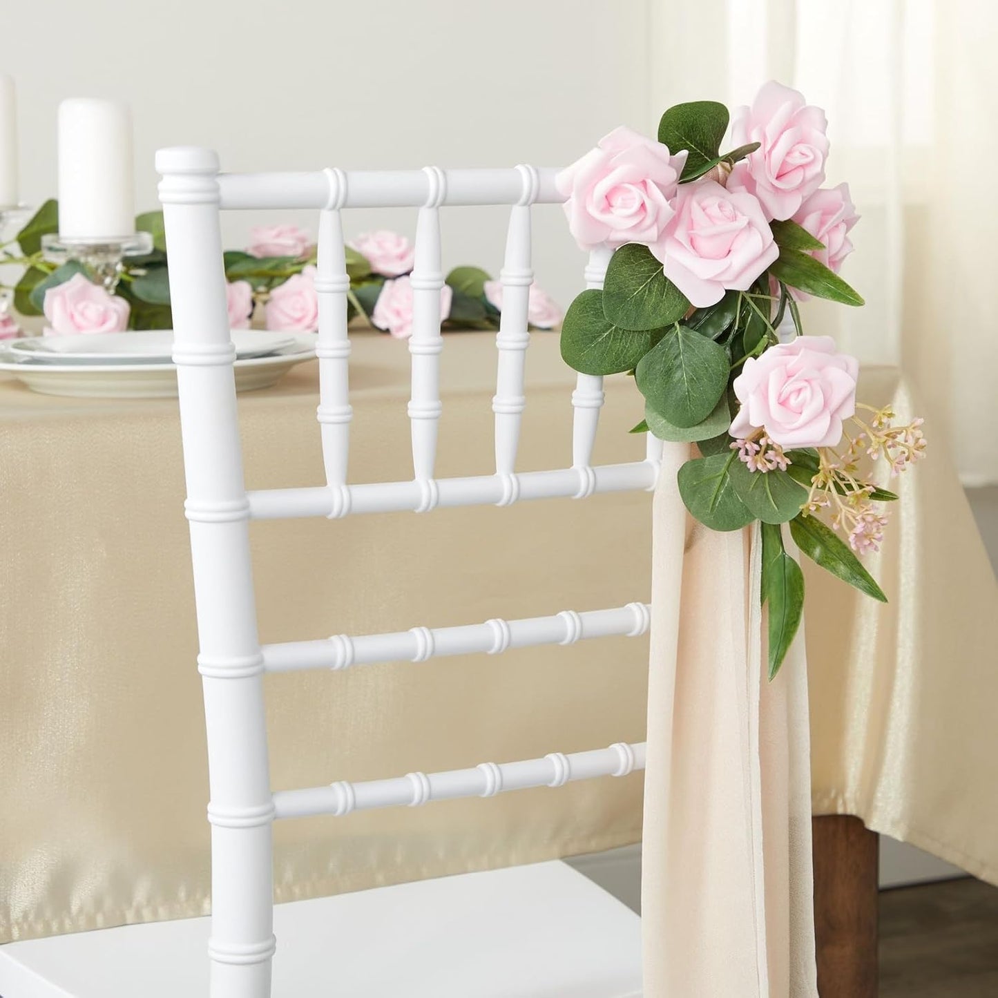 Juvale Wedding Decor Artificial Flowers Carnation Heads - Faux Flowers for Vase, Centerpiece Table Decorations, Wedding Centerpieces & Bridal Bouquet & - Bulk 100 Pack, 3-Inch Diameter, Light Pink