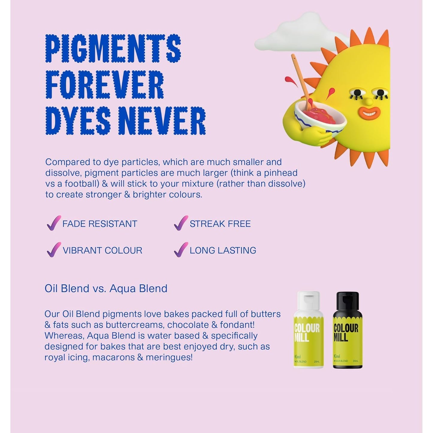 Colour Mill Aqua Blend Water-Based Food Coloring, 20 Milliliters Clay