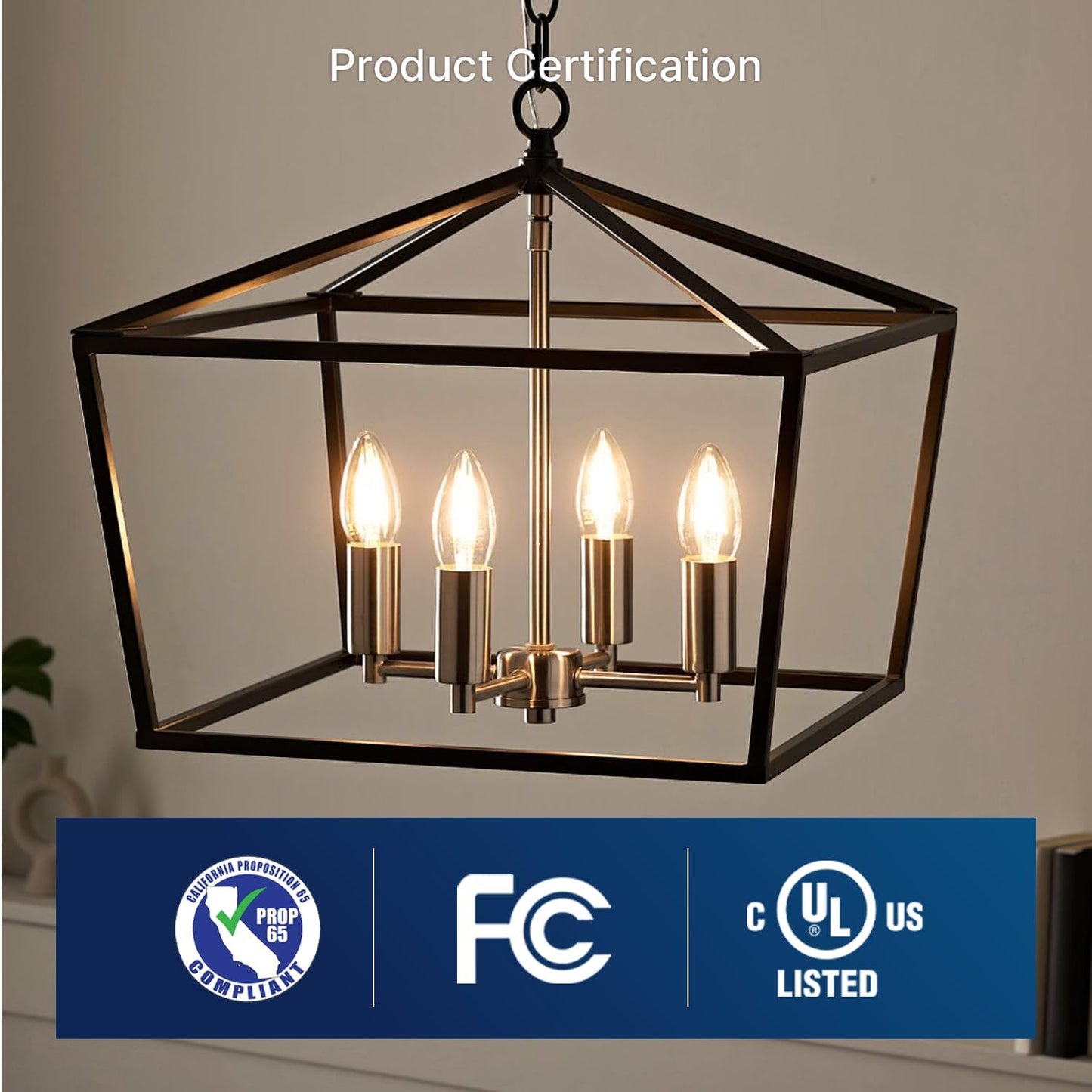 FLSNT 100W Equivalent LED Candelabra Bulbs, 800LM Dimmable LED Chandelier Light Bulbs, 2700K Soft White, E26 Base, 12 Pack UL,CA65 Listed.