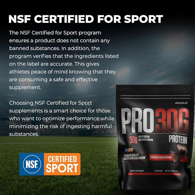 ATHLEAN-X PRO-30G, Premium Whey Protein Isolate Powder, Chocolate Fudge Brownie, Gluten-Free, Low Sugar, 30g of High Protein Powder for Muscle Recovery & Growth