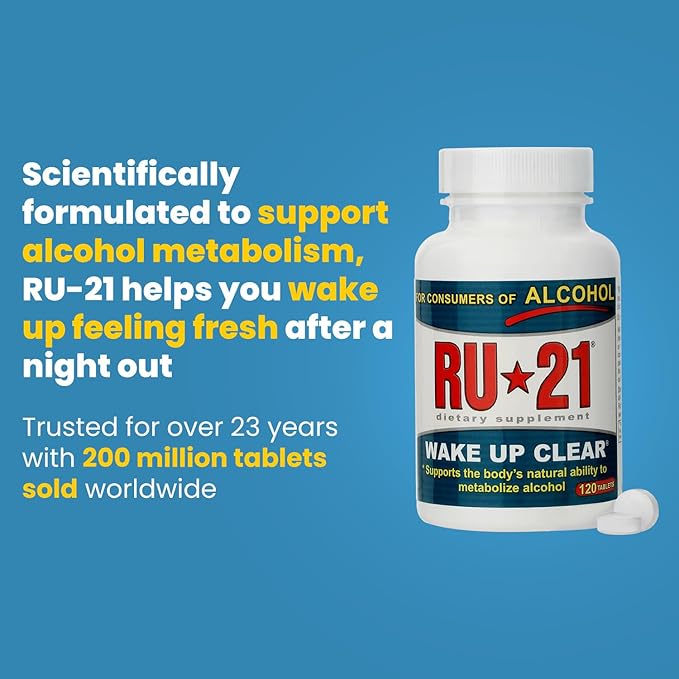 The Supplement for When You Want to Drink & Go to Work The Next Morning | Feel Better After Celebrating & Support Your Liver | Trusted for 23+ Years | Made in USA (120 Pills, 60 Servings)