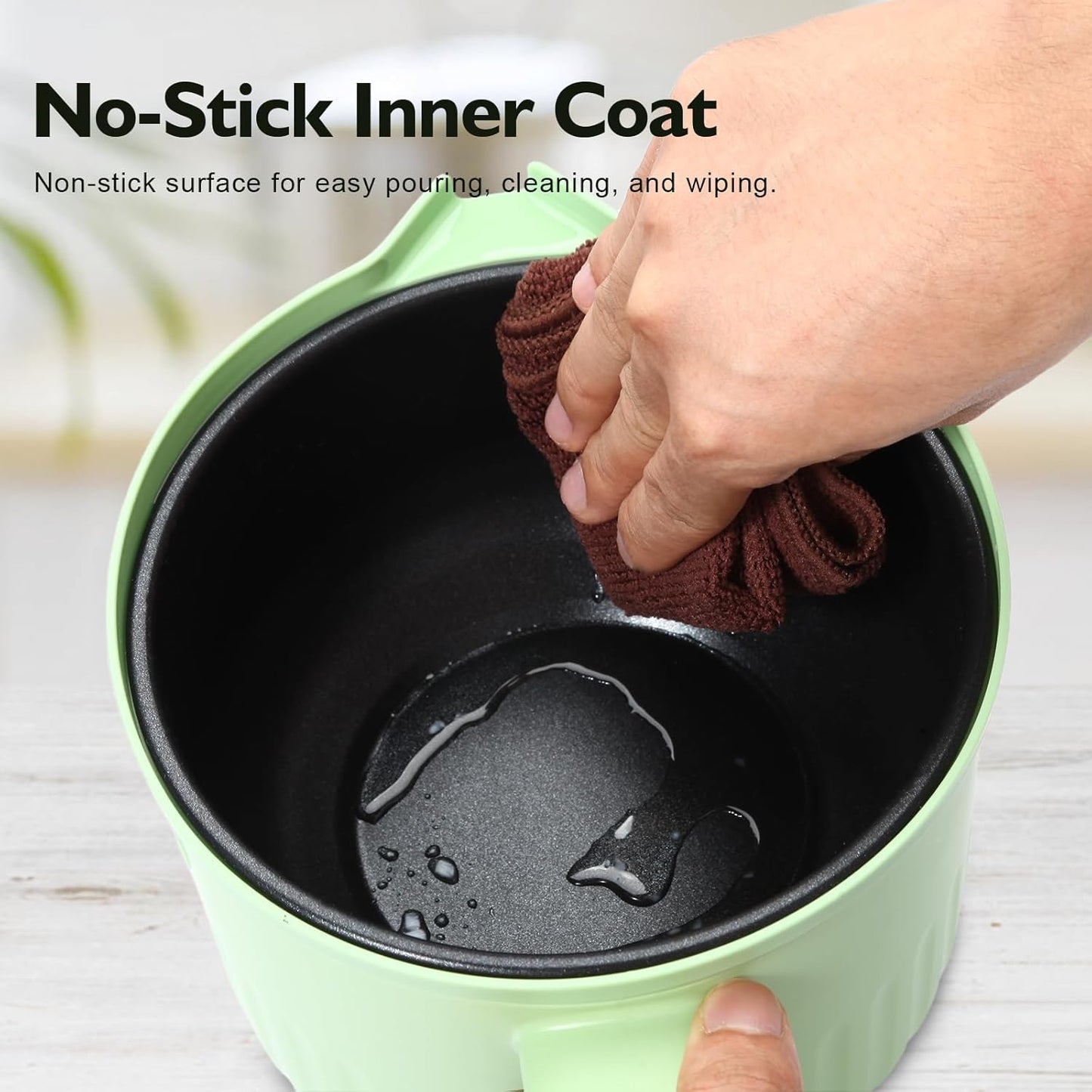 1.6QTs Electric Wax Melter Pot with Digital Touchscreen - Non-Stick Coating & Precise Temperature Control (120°F-260°F) - Perfect for Candle Making, Soap Crafting, Wax Melts & DIY Art Projects