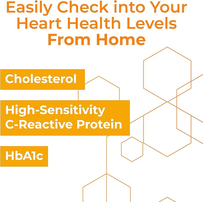 at Home Heart Health Test Cholesterol Level Test CLIA Lab Certified