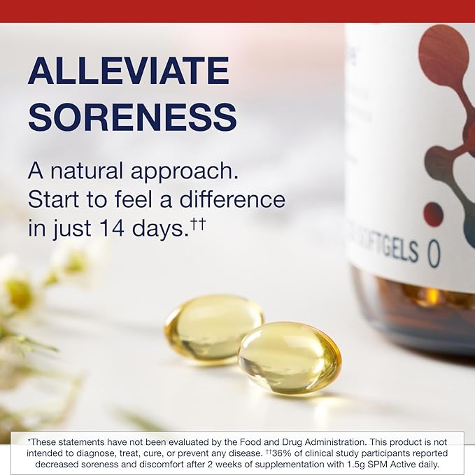 Metagenics SPM Active - Specialized Pro Resolving Mediators for Joint Comfort, Tissue Health & Minor Discomfort Relief* - Non-GMO - Gluten Free - 120 Softgels