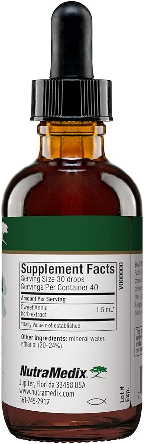 NutraMedix Artemisia Annua - Immune Support Supplement for Healthy Microbial Support + Antioxidant Activity - Sweet Annie Herb Extract (2 oz)