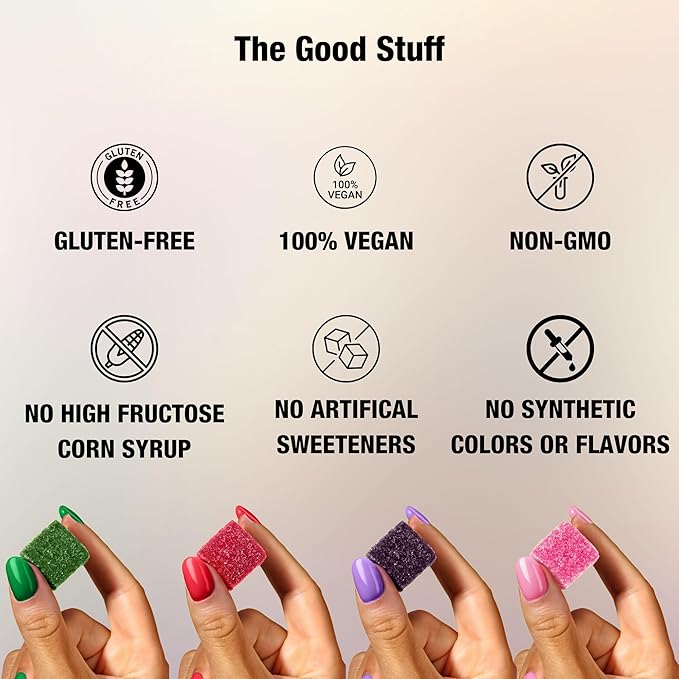 PROXY Supplement Bundle Box - Hair Growth Vitamins & Sleep and Stress Support - Ashwagandha, Magnesium, L-Theanine, Biotin Gummies for Stress, Scalp & Nail Health - Naturally Flavored - 120 Count