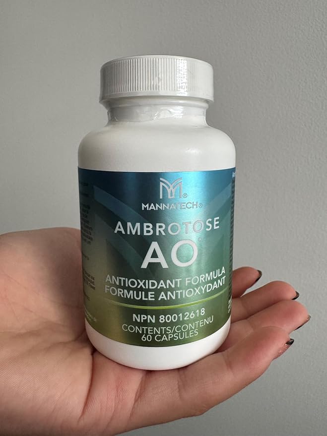 Mannatech Ambrotose AO 60 Capsules Loaded w/ Vitamin C and Vitamin E. Helps Body Against Free Radicals. Gluten-Free, Dairy-Free & Vegetarian-Friendly Immune Support Supplement