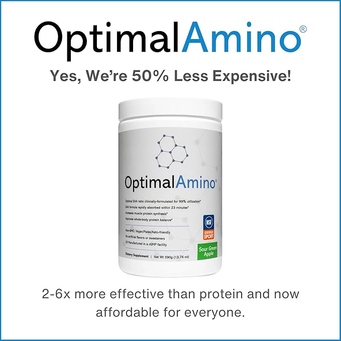 Amino Acid Powder | 99% Utilized Essential Amino Acid (EAA) Supplement | Pre/Post Workout & Muscle Recovery | NSF for Sport Certified | Sour Green Apple Flavor