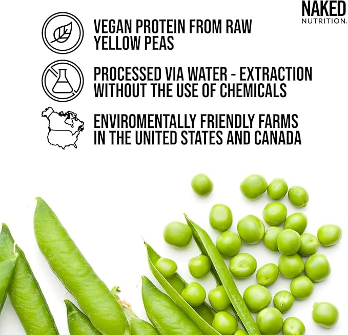NAKED Shake - Vegan Protein Powder, Strawberry Banana - Flavored Plant Based Protein with Mct Oil, Gluten-Free, Soy-Free, No Gmos Or Artificial Sweeteners - 30 Servings