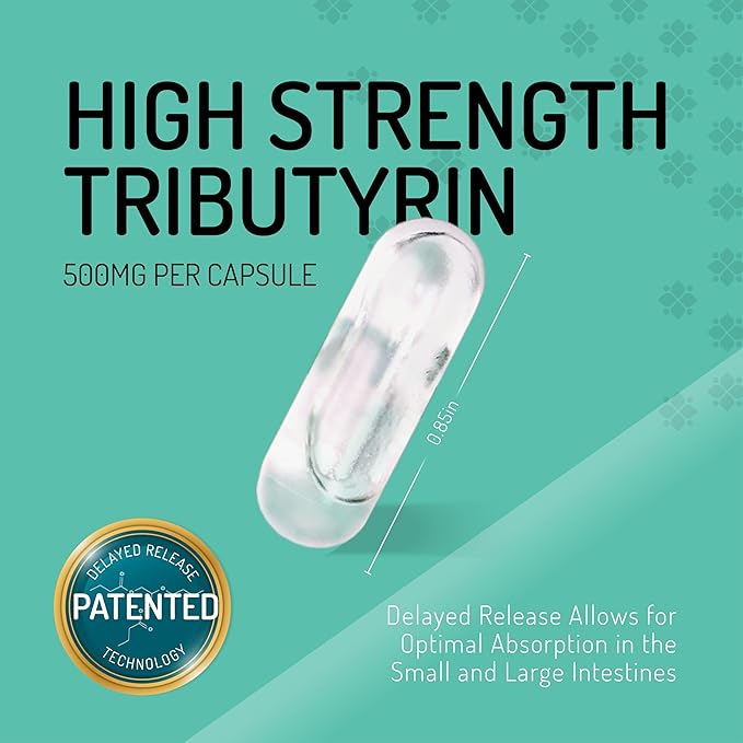 Healus Complete Biotic - Postbiotic Tributyrin Supplement - Postbiotics for Gut Health - Butyrate Gut Health Supplement