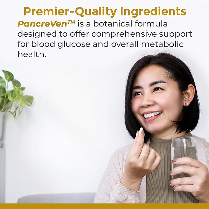 Premier Research Labs PancreVen - Pancreas Support, Pancreas Supplement, Cinnamon Supplements with Organic Ceylon Cinnamon & Prickly Pear to Aid Pancreas Health - 120 Vegetarian Capsules