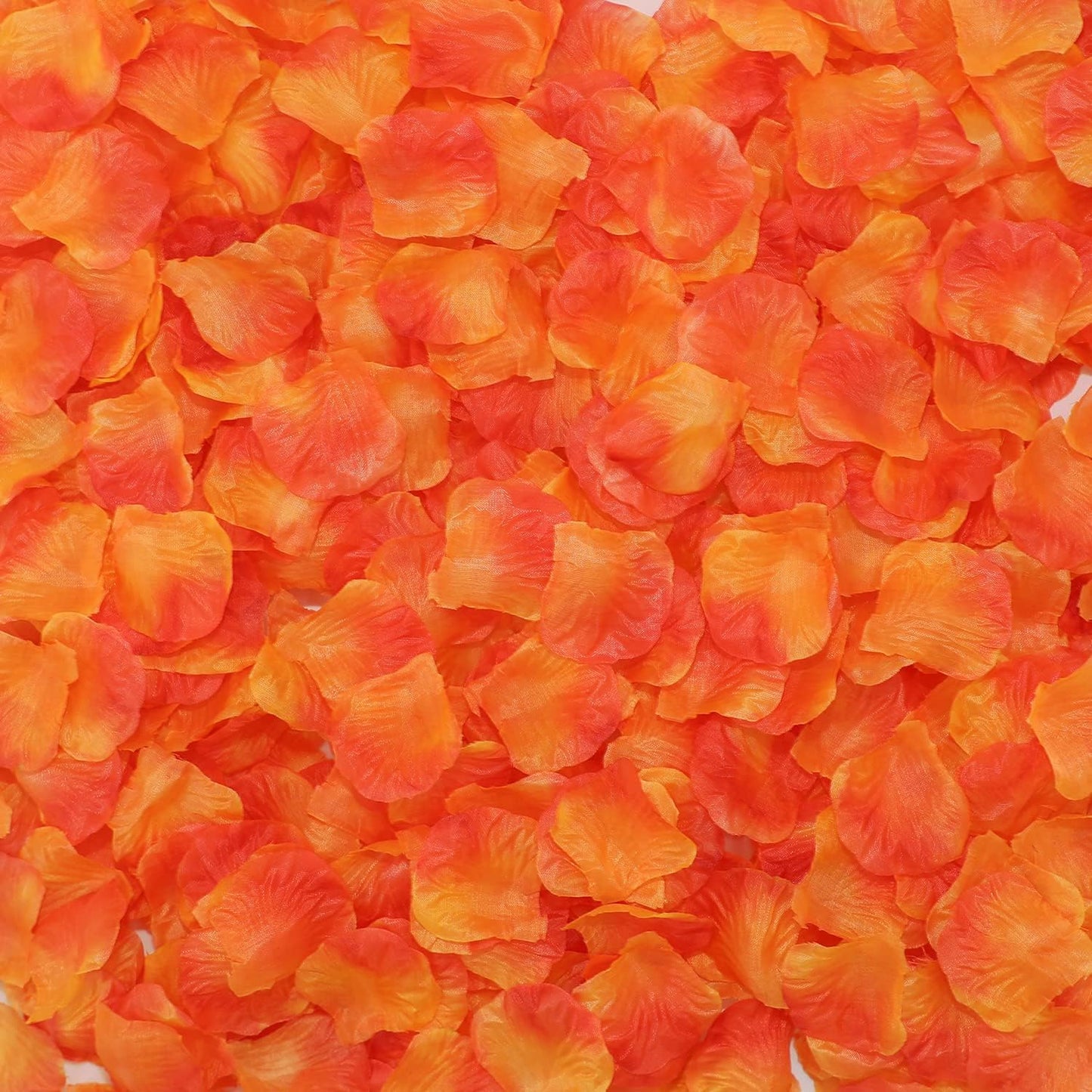 CODE FLORIST 2200 PCS Silk Flower Rose Petals for Wedding Decorations (Sunset Red)