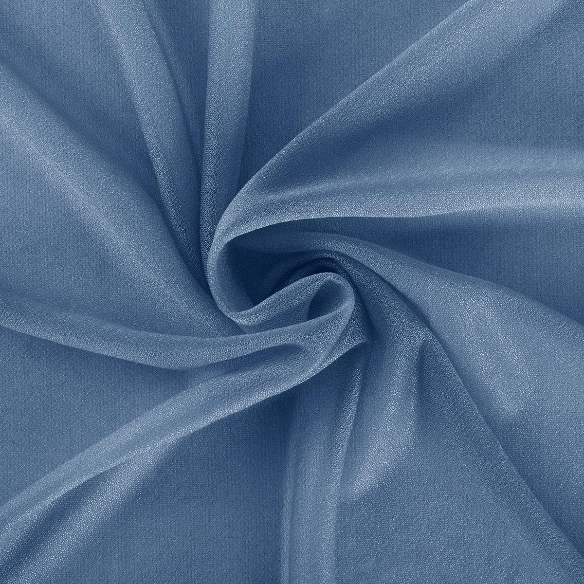 Dusty Blue Wedding Arch Draping Fabric 2 Panels 29" x 20 FT Blue Wedding Drapes for Backdrop Sheer Curtain Drapes for Romantic Bridal Baby Shower Ceremony Birthday Party Fall Outdoor Events