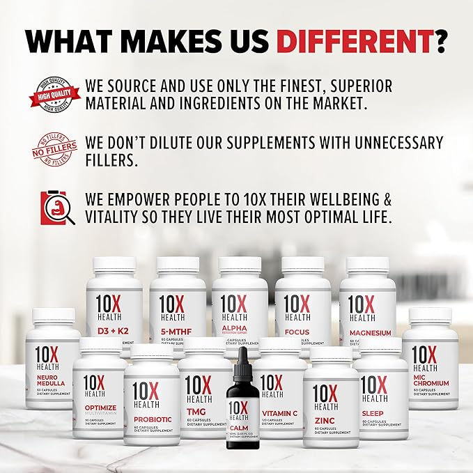 10X Health Amino Blend Pre Workout Powder for Men - Fruit Punch Flavor - EAA & BCAA Powder Amino Acids Supplement for Energy, Muscle Strength & Performance – Pre and Post Workout - 30 Servings